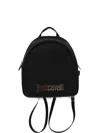 Just Cavalli Logo-plaque Backpack In Purple