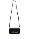 Just Cavalli Logo-plaque Cross Body Bag In Black