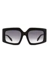Just Cavalli Logo-plaque Sunglasses In Black