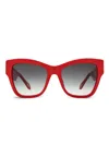 Just Cavalli Logo-plaque Sunglasses In Red