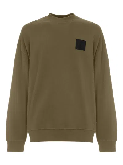 Just Cavalli Logo-plaque Sweatshirt In Brown