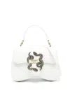 Just Cavalli Logo-plaque Tote Bag In Neutrals