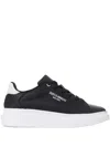 Just Cavalli Logo-print Sneakers In Black