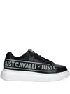 Just Cavalli Fondo Ursa Dis Sneakers. D02 In Black