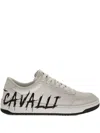Just Cavalli Logo-print Sneakers In Neutral