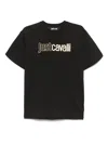 Just Cavalli Logo-print T-shirt In Black