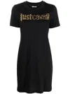 Just Cavalli Logo-print T-shirt In Black