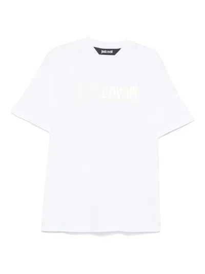 Just Cavalli Logo-print T-shirt In White