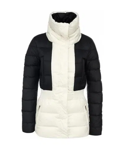 Just Cavalli Logo Printed Down Jacket In White