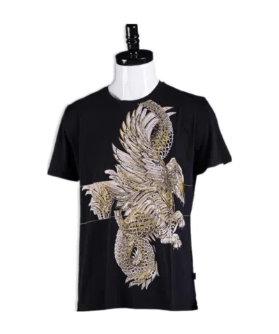 Just Cavalli Logo Printed T-shirt In Black