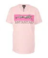 Just Cavalli Logo Printed T-shirt In Nude