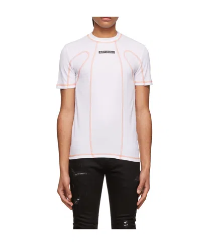 Just Cavalli Logo Round-neck T-shirt In White