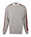 Just Cavalli Logo Round-necked Sweater In Gray