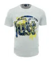 Just Cavalli Logo Short-sleeved T-shirt In Gray