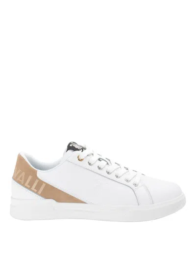 Just Cavalli Logo Sneakers In White
