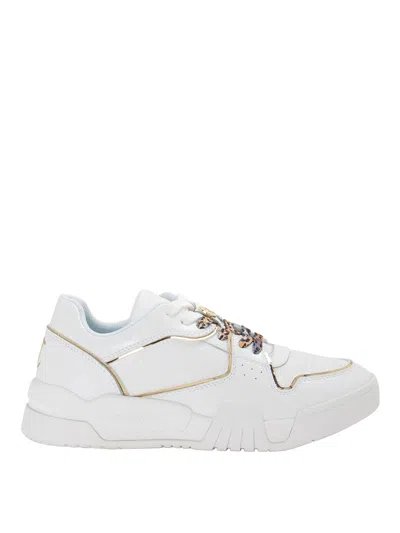 Just Cavalli Logo Trainers In White