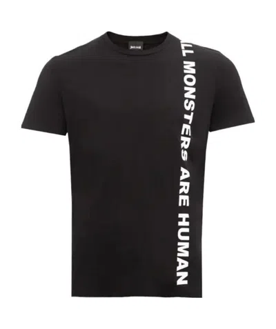 Just Cavalli Logo T-shirt In Black