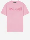 Just Cavalli Logo-embellished Cotton T-shirt In Pattern
