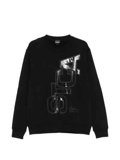 Just Cavalli Logo-motif Sweatshirt In Black