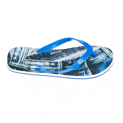 Just Cavalli Logo-print Eva Flip-flop Sandals In Multi