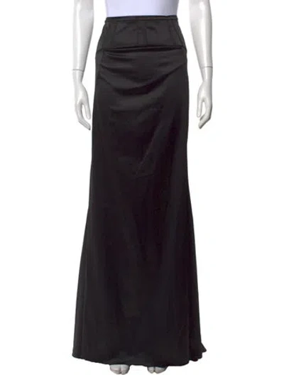 Pre-owned Just Cavalli Long Skirt In Black