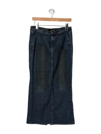 Pre-owned Just Cavalli Long Skirt In Blue