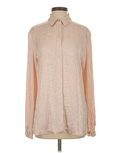 Pre-owned Just Cavalli Long Sleeve Blouse In Pink