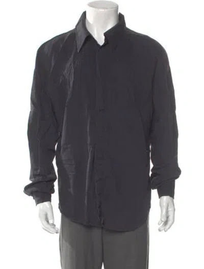 Pre-owned Just Cavalli Long Sleeve Shirt In Gray