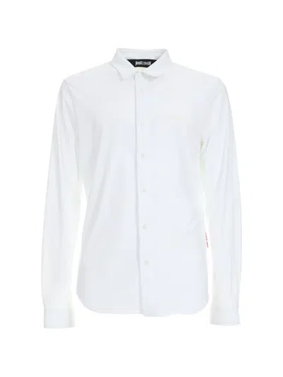Just Cavalli Long-sleeve Shirt In White