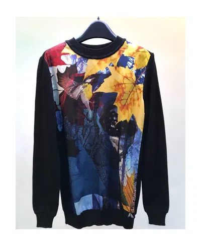 Just Cavalli Long-sleeved Sweater In Black