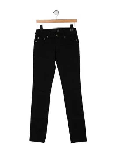Pre-owned Just Cavalli Low-rise Skinny Leg Jeans W/ Tags In Black