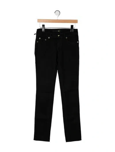 Pre-owned Just Cavalli Low-rise Straight Leg Jeans W/ Tags In Black