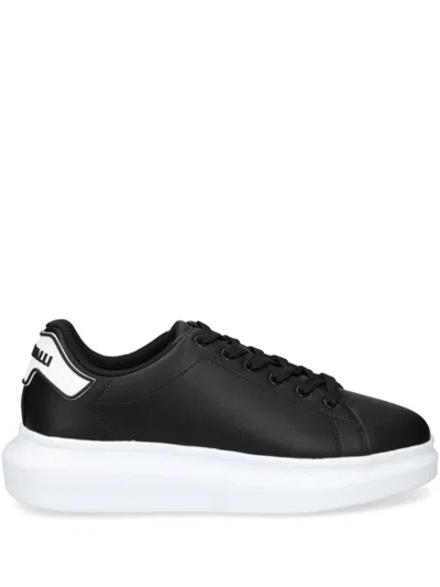 Just Cavalli Luxury Black Sneakers With Premium Materials And Versatile Design