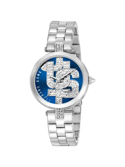 Just Cavalli Maiuscola 32mm Watch In Gray