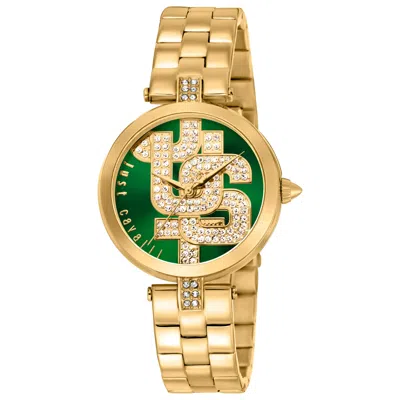 Just Cavalli Maiuscola Women's Watch Jc1l241m0065 In Gold