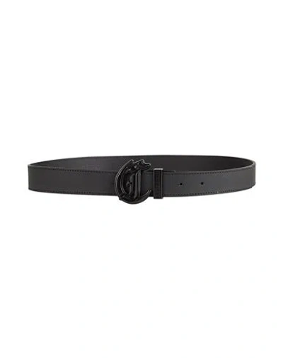 Just Cavalli Man Belt Black Size 36 Polyurethane