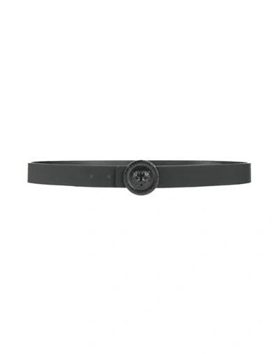 Just Cavalli Man Belt Black Size 39.5 Calfskin