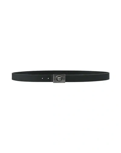 Just Cavalli Man Belt Black Size 43 Calfskin
