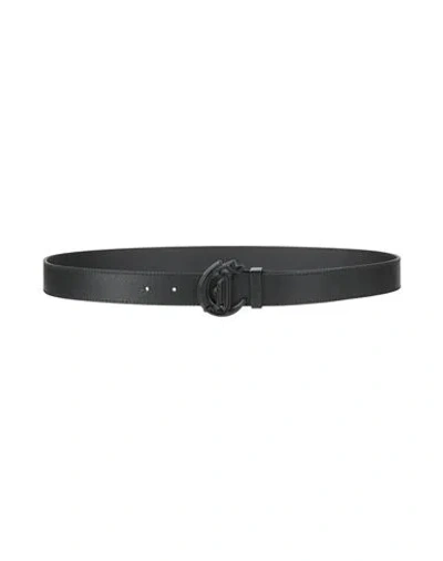 Just Cavalli Man Belt Black Size 39.5 Leather