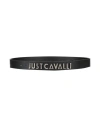 Just Cavalli Man Belt Black Size 39.5 Leather In Black