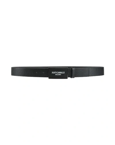Just Cavalli Man Belt Black Size 39.5 Leather