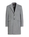 Just Cavalli Man Coat Grey Size 48 Polyester In Gray