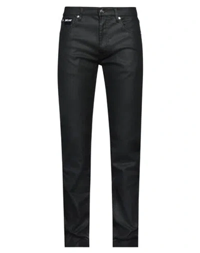 Just Cavalli Man Jeans Black Size 30 Cotton, Elastane
