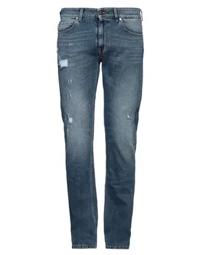 Just Cavalli Man Jeans Blue Size 34 Cotton, Elastane