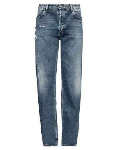 Just Cavalli Man Jeans Blue Size 34 Cotton, Elastane