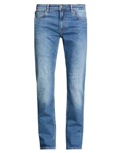 Just Cavalli Man Jeans Blue Size 35 Cotton, Polyester, Elastane
