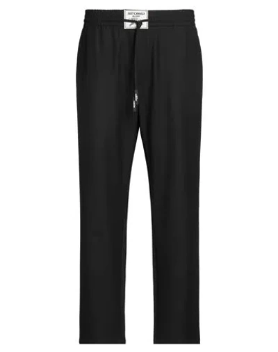 Just Cavalli Man Pants Black Size 42 Polyester, Viscose, Elastane