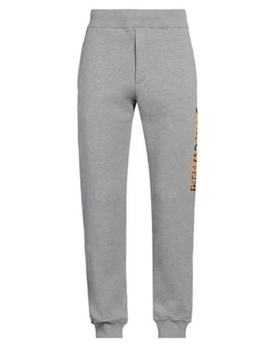 Just Cavalli Man Pants Grey Size Xxl Cotton, Elastane
