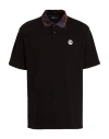 Just Cavalli Man Polo Shirt Black Size L Cotton In Brown