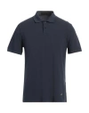 Just Cavalli Man Polo Shirt Navy Size Xxl Cotton, Polyester, Lyocell